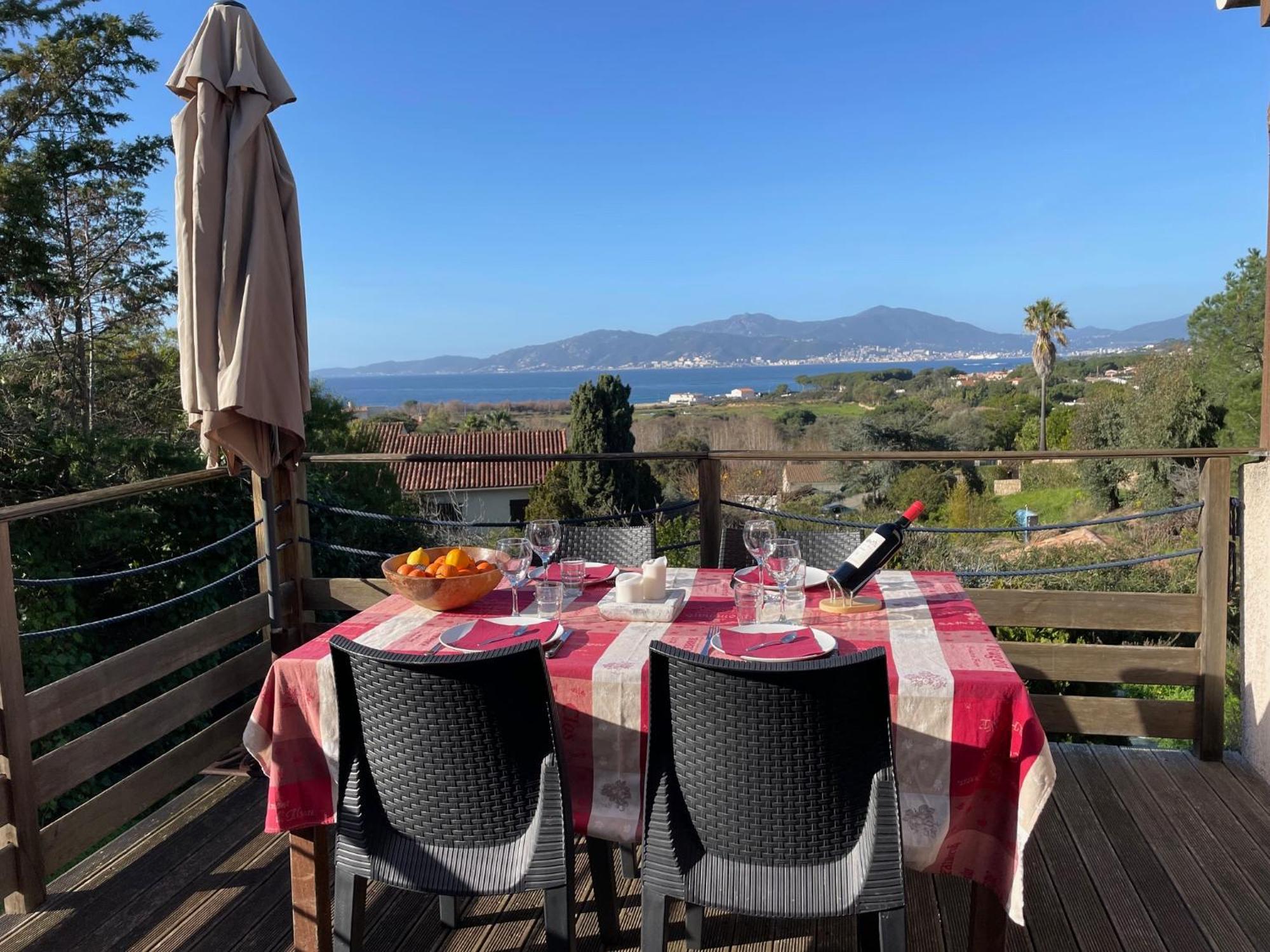 Corsicadream Arone Superbe Appartement Dans Villa, Vue Panoramique Mer, Piscine, Proche Porticcio Pietrosella ภายนอก รูปภาพ